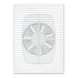 Вентилятор осевой вытяжной c антимоскитной сеткой и обратным клапаном D125