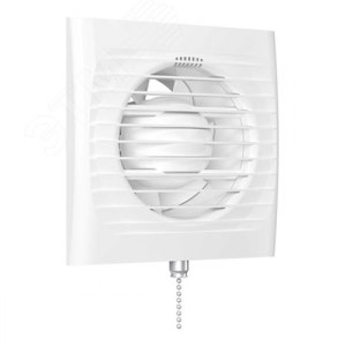 Вентилятор осевой вытяжной со шнуровым тяговым выключателем D100