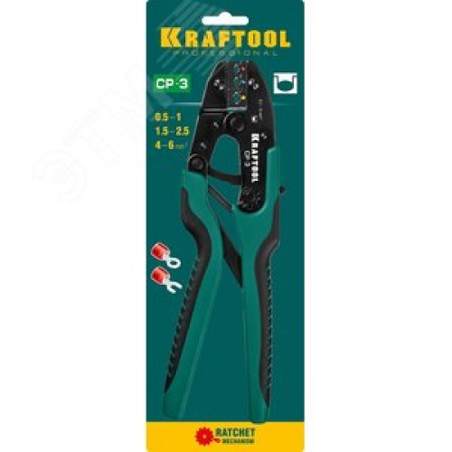 Пресс-клещи CP-3 для изолированных наконечников и соединительных муфт 0.5 - 6 мм2