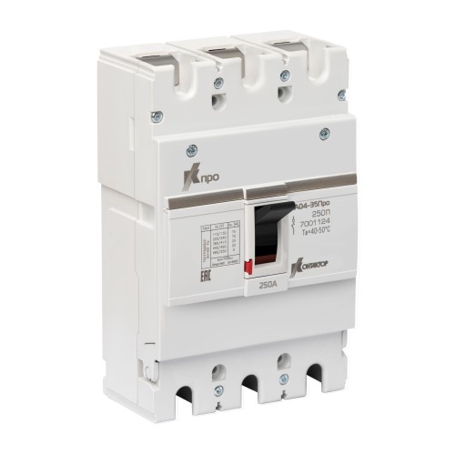 Выключатель автоматический ВА04-35Про 3P 250А Icu-25kA (250П) Контактор