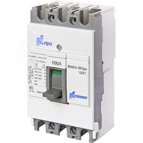 Выключатель автоматический ВА04-31 Про 3p 63 А Icu-10 kA (100C)