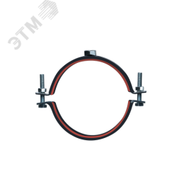 Хомут высокой нагрузки Mayer  д/труб Ф132 (132-138мм) гайка М16 и уплотн. с красной полосой