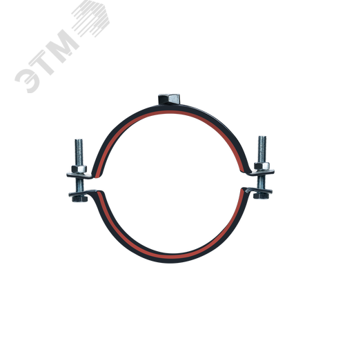 Хомут высокой нагрузки Mayer  д/труб Ф132 (132-138мм) гайка М16 и уплотн. с красной полосой