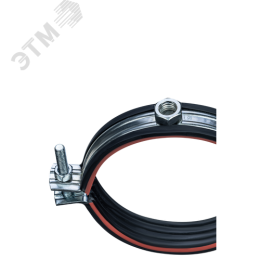 Хомут высокой нагрузки Mayer  д/труб Ф132 (132-138мм) гайка М16 и уплотн. с красной полосой