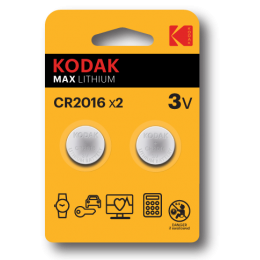 Батарейка CR2016-2BL MAX Lithium (60/240/43200)