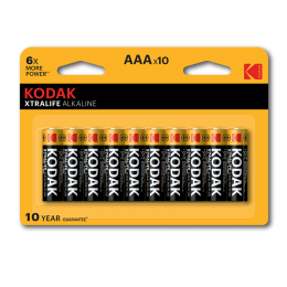 Батарейка LR03-8+2BL XTRALIFE Alkaline [K3A-8+2] (120/480/38400)
