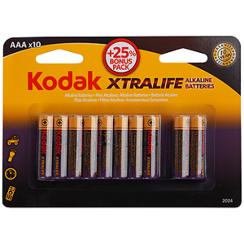 Батарейка LR03-8+2BL XTRALIFE Alkaline [K3A-8+2] (120/480/38400)