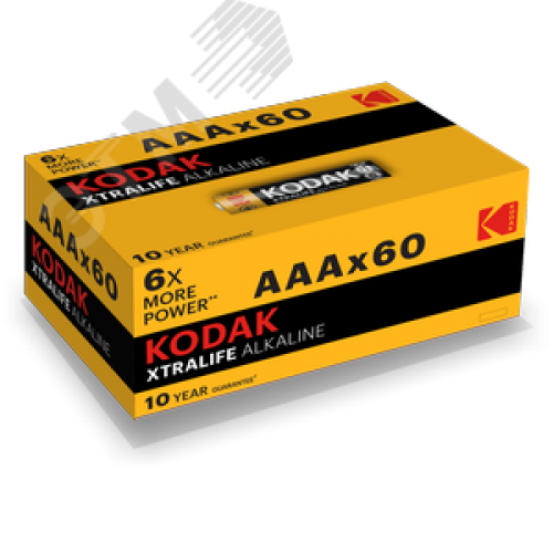 Батарейка LR03-60 (4S) colour box XTRALIFE Alkaline [K3A-60] (60/1200/38400)