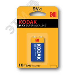 Батарейка 6LR61-1BL MAX SUPER Alkaline [K9V-1] (10/200/6000)