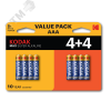 Батарейка LR03 4+4BL MAX SUPER Alkaline AAA