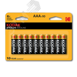 Батарейка LR03-8+2BL XTRALIFE Alkaline [K3A-8+2] (120/480/38400)