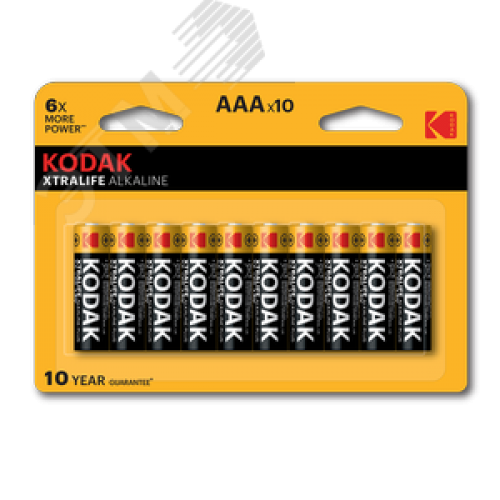 Батарейка LR03-8+2BL XTRALIFE Alkaline [K3A-8+2] (120/480/38400)