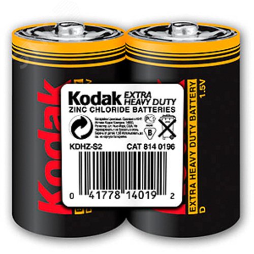 Батарейка R20-2S SUPER HEAVY DUTY Zinc [KDHZ 2S] (24/144/5616)