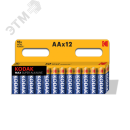 Батарейка LR6-12BL MAX SUPER Alkaline