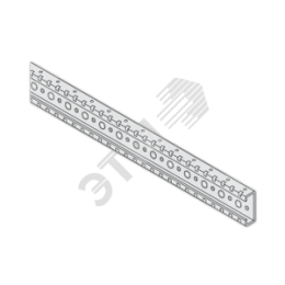 Профиль поперечный 638мм оцинкованный (2шт)