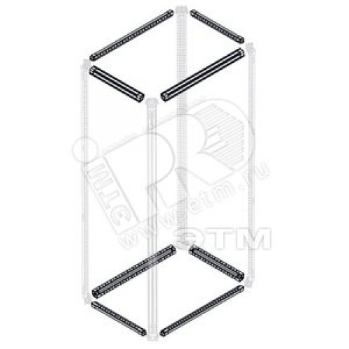 Профиль гальв.каркаса шкафа W=400мм(4шт)
