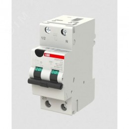Выключатель автоматический дифференциальный (АВДТ)1П+N 16A 30мА С AC 6кА DS201CR