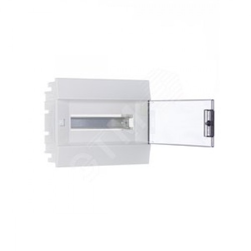 Щит распределительный встраиваемый 12 модулей ЩРв-п-12 пластиковый Mistral41 серая прозрачная дверь с клеммами IP41 (41A12X13B)