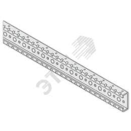 Профиль поперечный L=588мм (2шт) оцинкованный