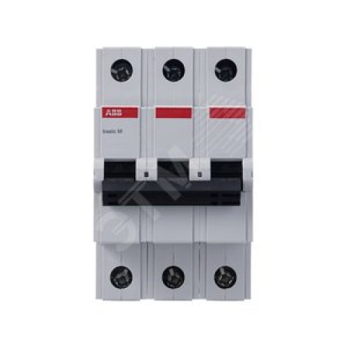 Выключатель автоматический 3P 50A C 4.5кА BMS413C50