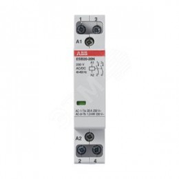 Контактор модульный (20А АС-1, 2НО), катушка 230В AC/DC