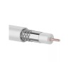 Кабель коаксиальный RG-6U, 75Ом, CCS/Al/Al, 48%, IN, белый 10 м