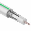 Кабель коаксиальный SAT 703 B, CCS/Al/Al, 75%, 75 Ом, белый, 100 м