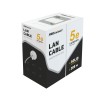 Витая пара U/UTP 4PR 24AWG SOLID CAT 5e PVC IN серый 305м