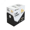 Витая пара U/UTP 4PR 24AWG CAT5e PE OUT черный 305м