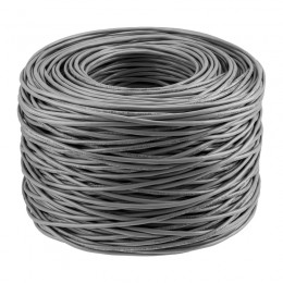 Витая пара F/UTP 4PR 24AWG CCA CAT5e PVC IN серый