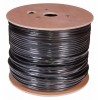 Витая пара F/UTP CAT5e PE 4PR 24AWG OUT SOLID     черный 305м