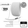 Кабель коаксиальный LIGHT RG-6U 75 Ом CCS/Al/Al бухта 100 м бел