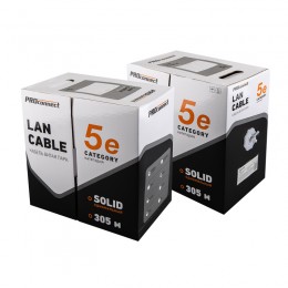 Витая пара F/UTP 4PR 24AWG CCA CAT5e PVC IN серый