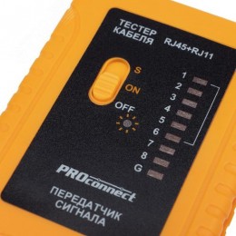 Тестер кабеля RJ-45+RJ-11 468