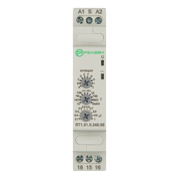 Реле времени многофункциональное, 1 переключающий контакт 8А (12-240 AC/DC)