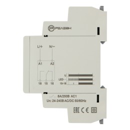 Реле времени задержка включения, 1 переключающий контакт 8А 24-240 AC/DC