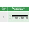 Реле времени многофункциональное, 1 переключающий контакт 8А (12-240 AC/DC)