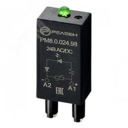 Модуль индикации и защиты, LED + Варистор 24В AC/DC