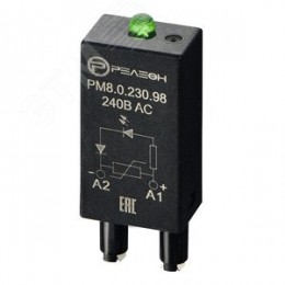 Модуль индикации и защиты, LED + Варистор, 240В AC/DC
