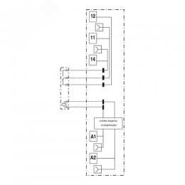 Модуль интерфейсный реле, 1 перекидной контакт 6А 230В AC/DC, винтовые зажимы