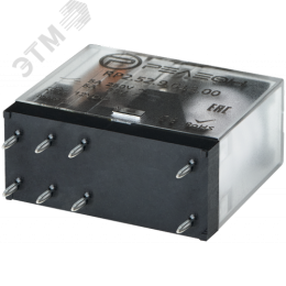 Миниатюрное промежуточное реле, 2 перекидных контакта 5А, 24В DC