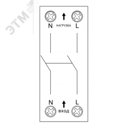 Реле контроля напряжения и тока L+N 230В AC 63А
