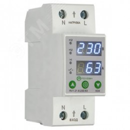 Реле контроля напряжения и тока 1L 230В AC 63А