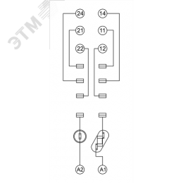 Розетка для реле RP2.51 и RP2.52