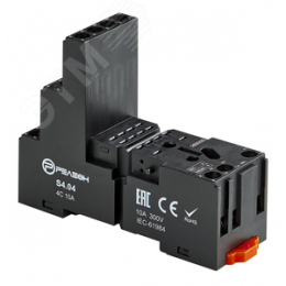 Розетка для реле RP4.34 и модуля защиты и индикации PM8, 10А