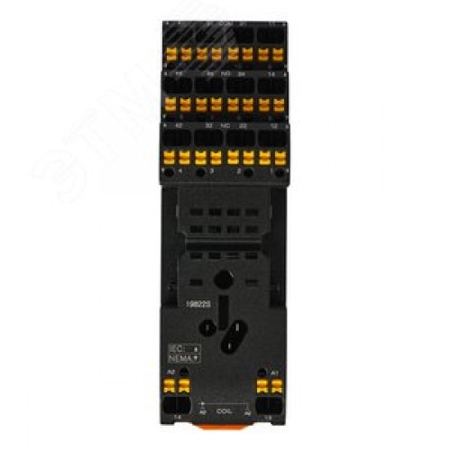 Розетка с push in клеммами для реле RP4.34 и модуля PM8, 10А