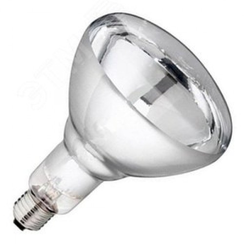 Лампа-термоизлучатель ИКЗ 220-250вт E27 R127 белая Калашниково