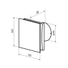 Вентилятор осевой 100