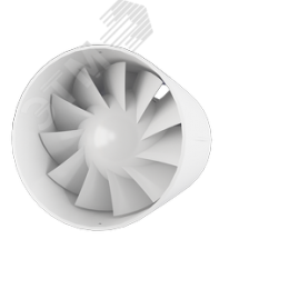 Вентилятор осевой канальный D100