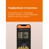 Терморегулятор для теплого пола умный, кнопочный, черный